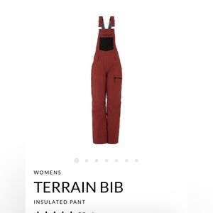 Spyder insulated snow bib